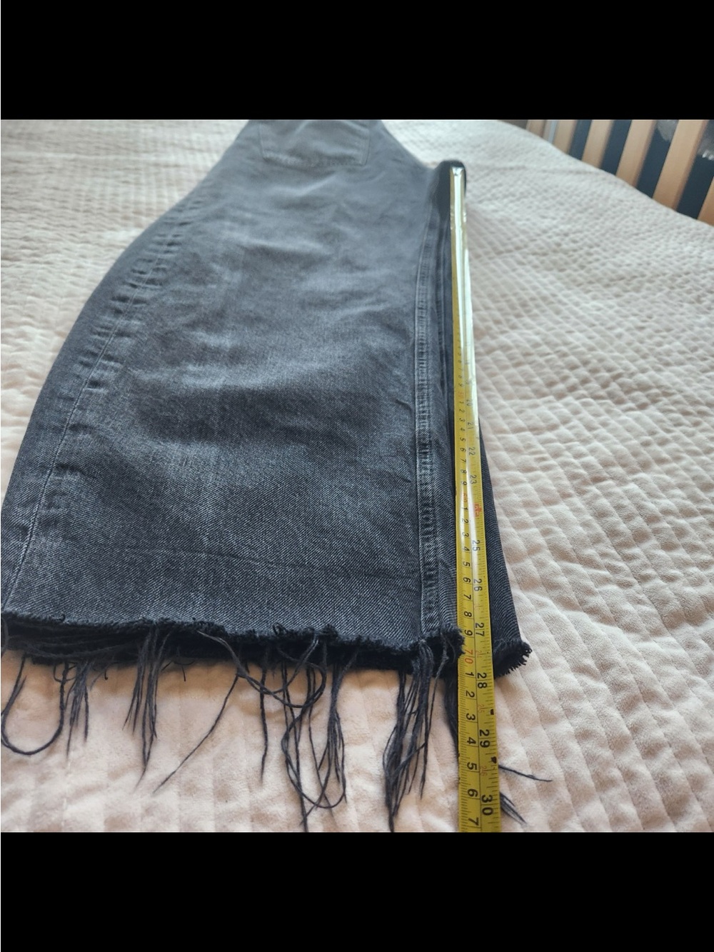 Agolde Luna High Rise black jeans size 28 - Picture 9 of 12